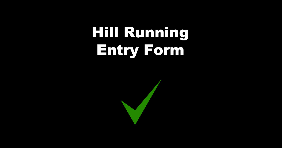 Hill Running Entry Form - High Point Ireland