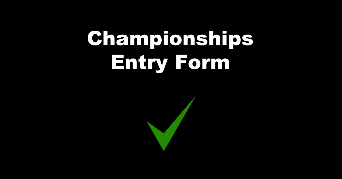 Championships Entry Form